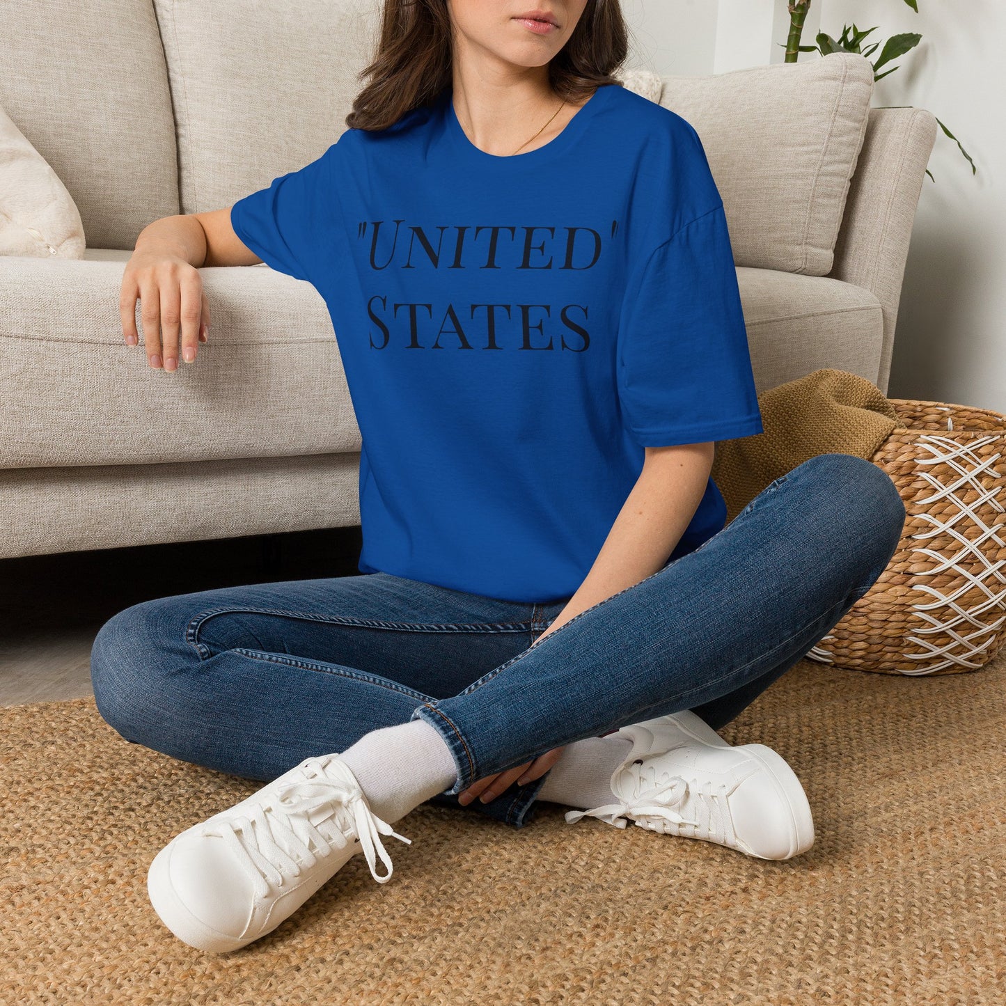 T-Shirt — “UNITED” States Minimalist Patriotic Tee