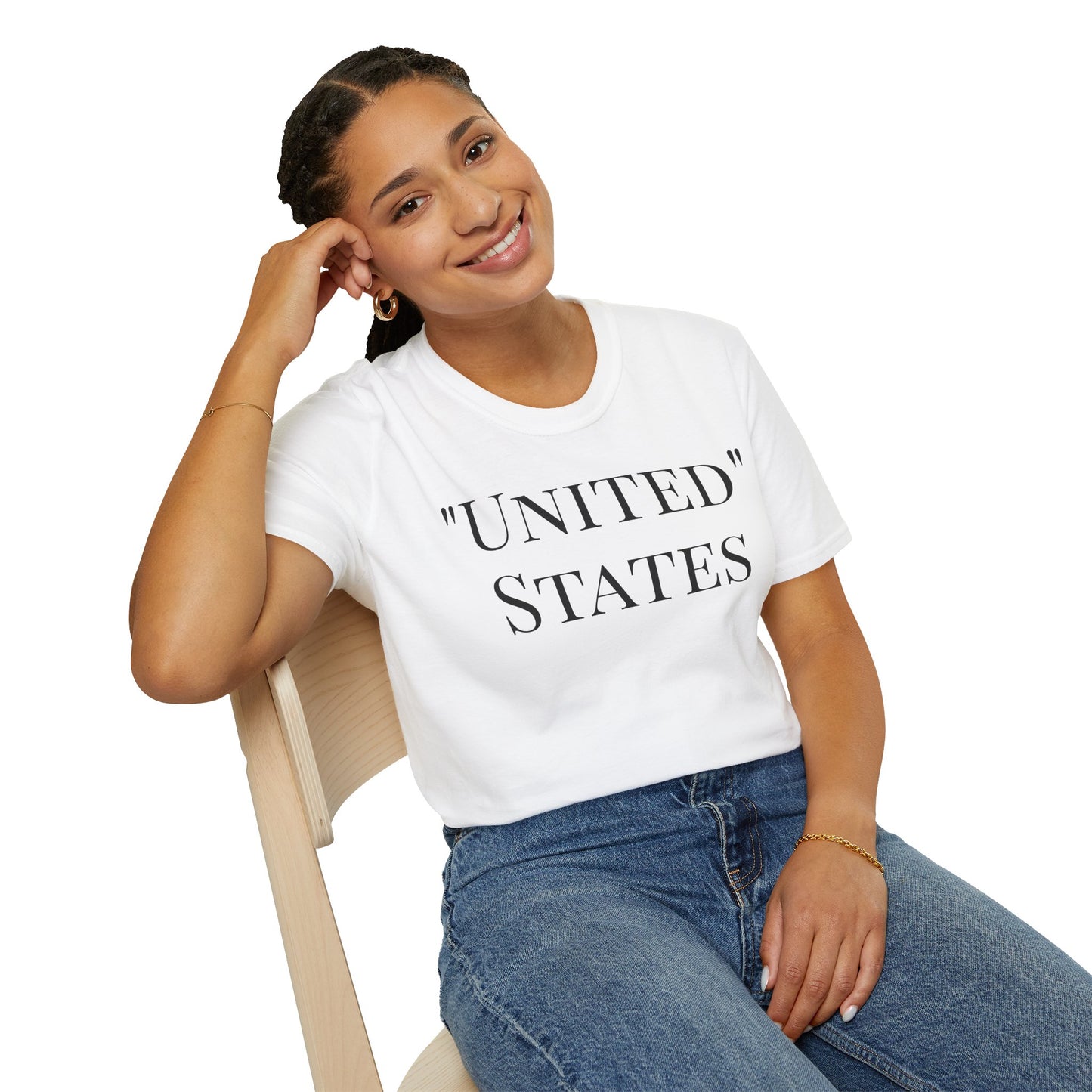 T-Shirt — “UNITED” States Minimalist Patriotic Tee
