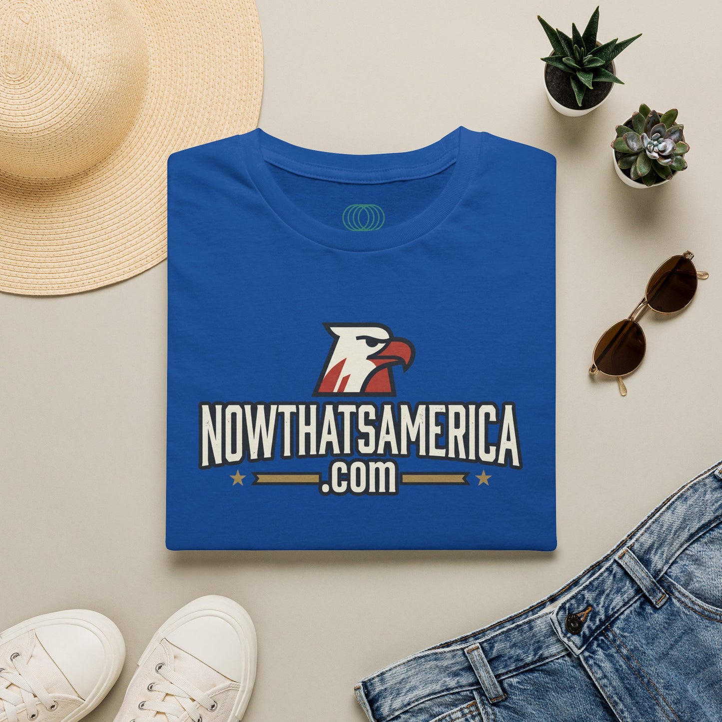 Certified Wage Slave T-Shirt — NowThatsAmerica.com Eagle Logo Tee