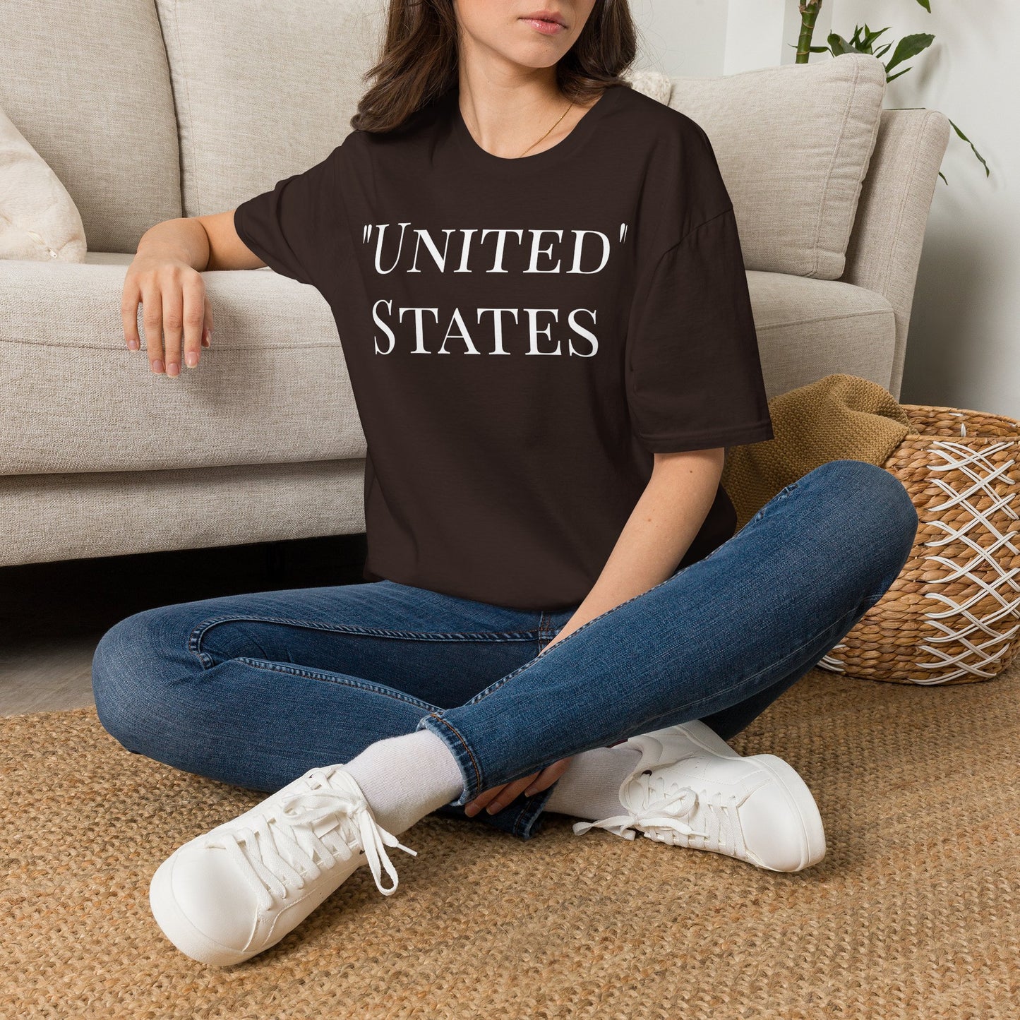 T-Shirt — “UNITED” States Minimalist Patriotic Tee