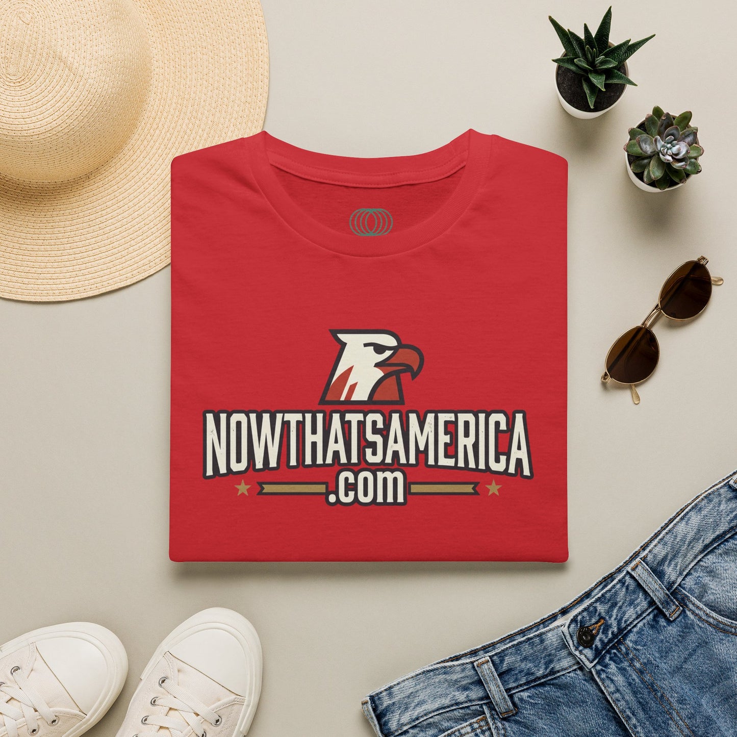 Certified Wage Slave T-Shirt — NowThatsAmerica.com Eagle Logo Tee