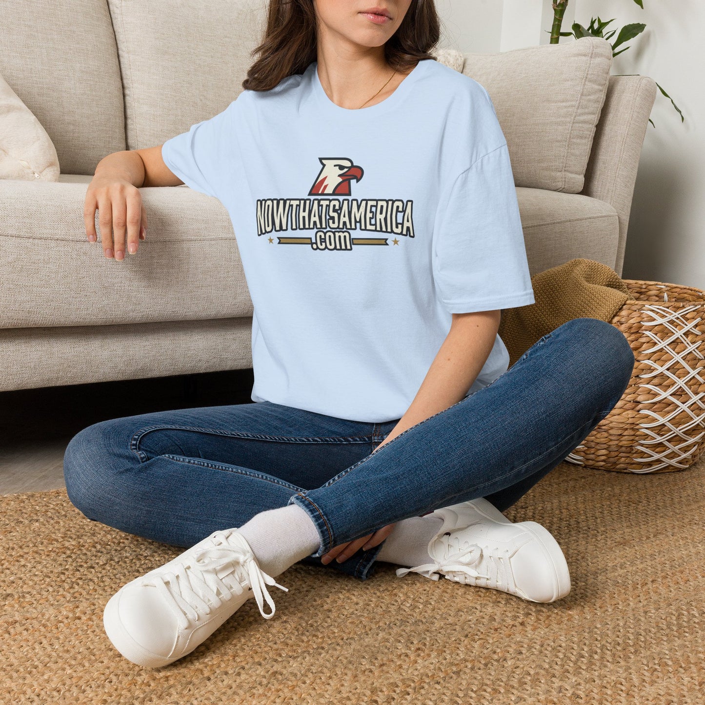 Certified Wage Slave T-Shirt — NowThatsAmerica.com Eagle Logo Tee