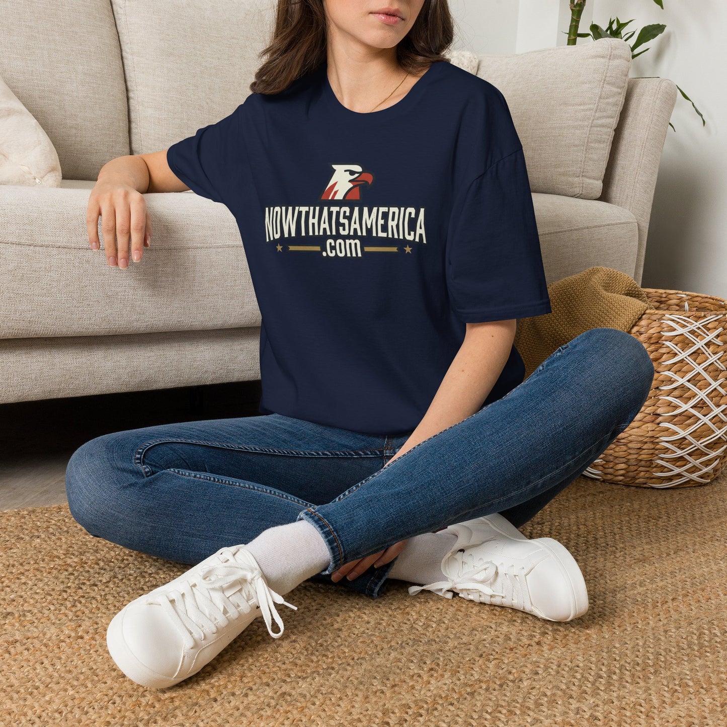 Certified Wage Slave T-Shirt — NowThatsAmerica.com Eagle Logo Tee