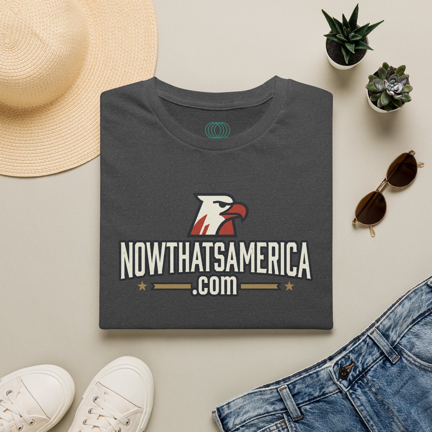 Certified Wage Slave T-Shirt — NowThatsAmerica.com Eagle Logo Tee