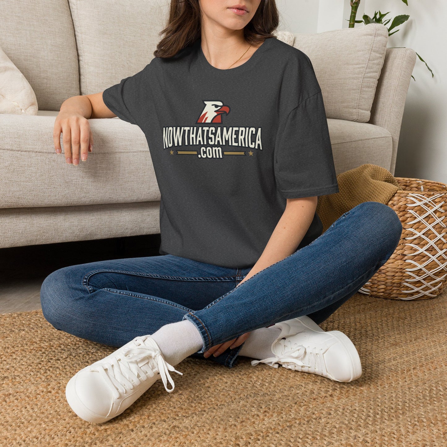 Certified Wage Slave T-Shirt — NowThatsAmerica.com Eagle Logo Tee