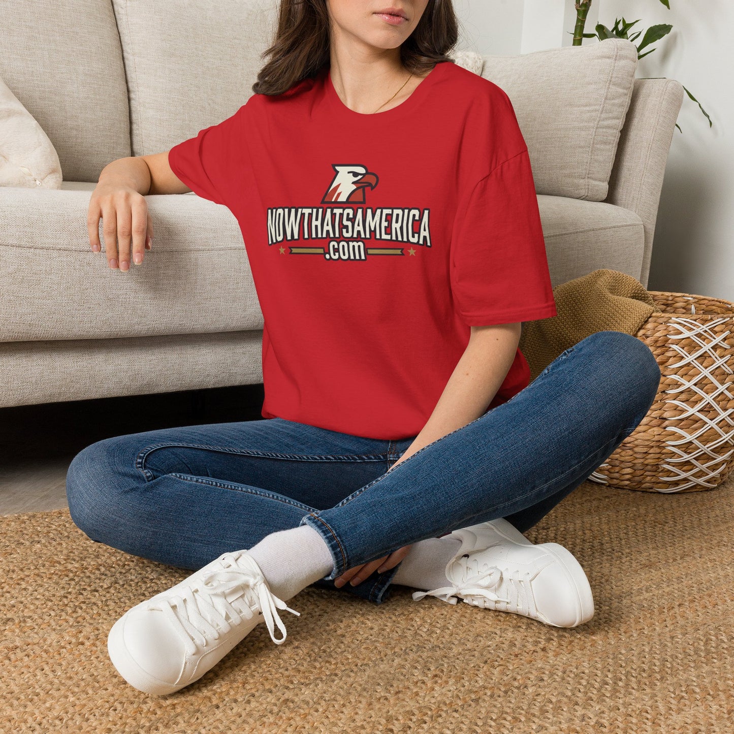 Certified Wage Slave T-Shirt — NowThatsAmerica.com Eagle Logo Tee
