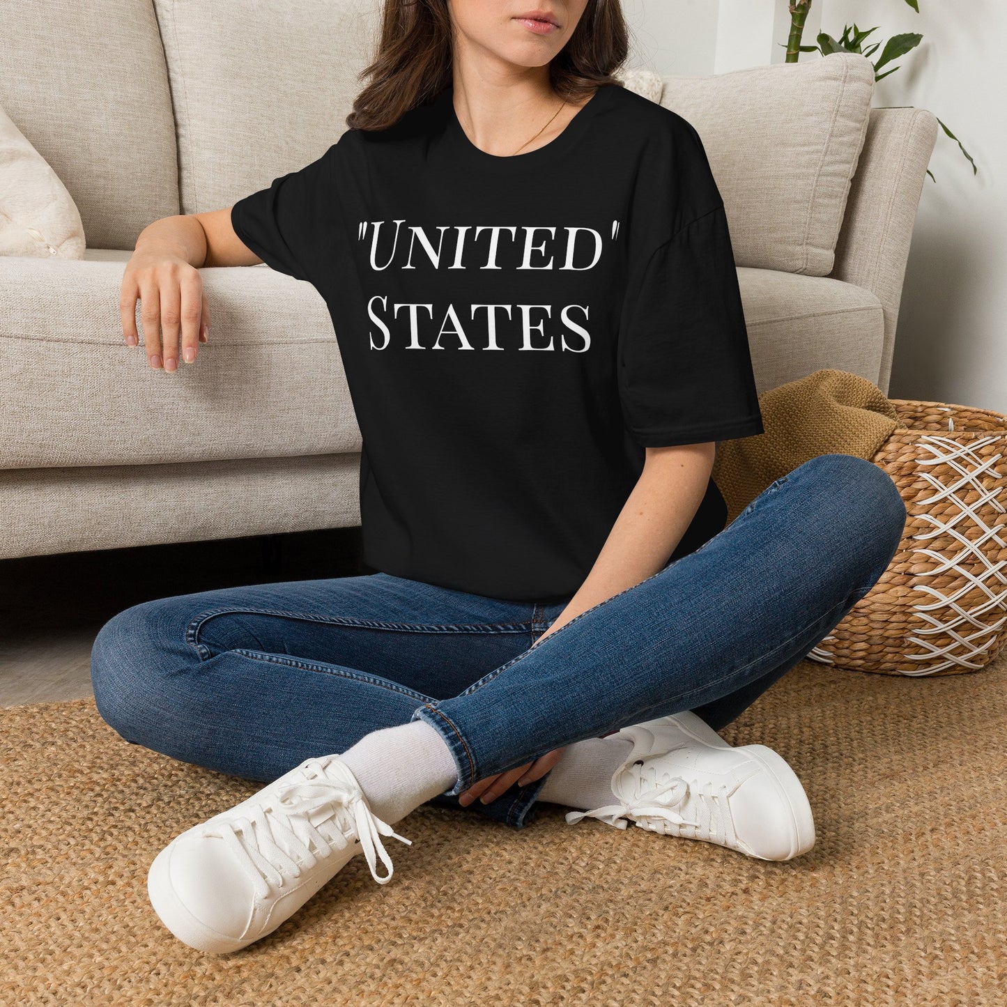 T-Shirt — “UNITED” States Minimalist Patriotic Tee