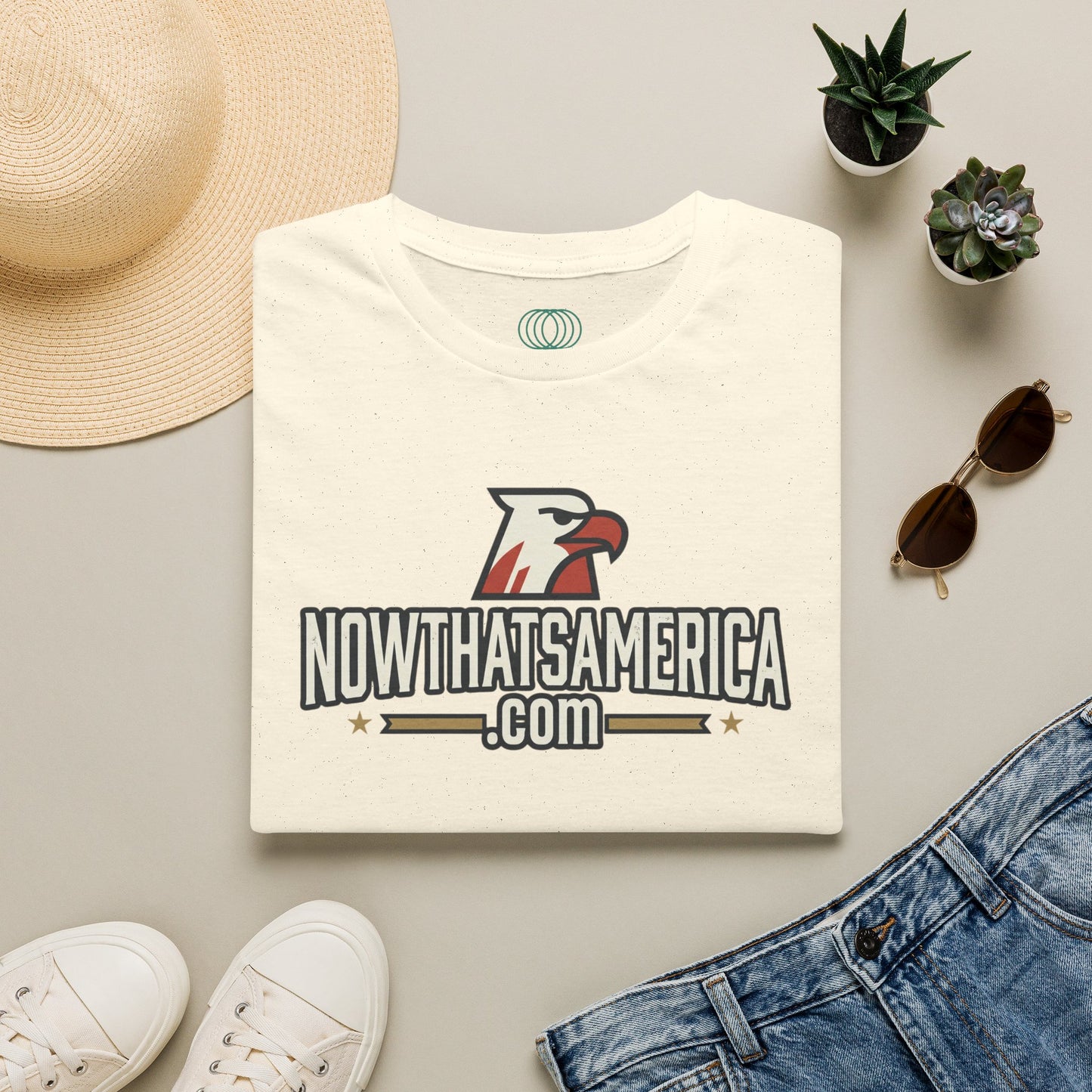 Certified Wage Slave T-Shirt — NowThatsAmerica.com Eagle Logo Tee