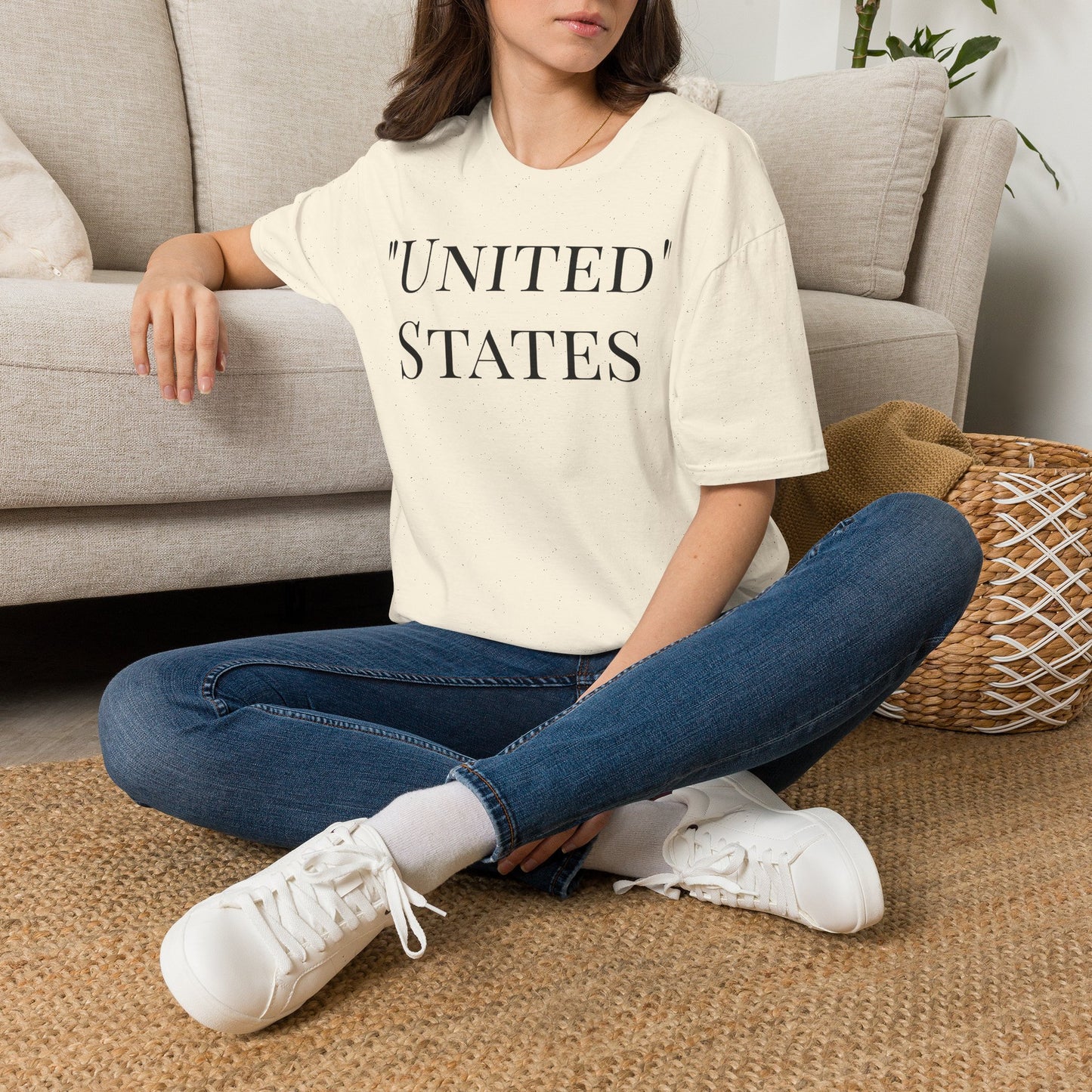 T-Shirt — “UNITED” States Minimalist Patriotic Tee