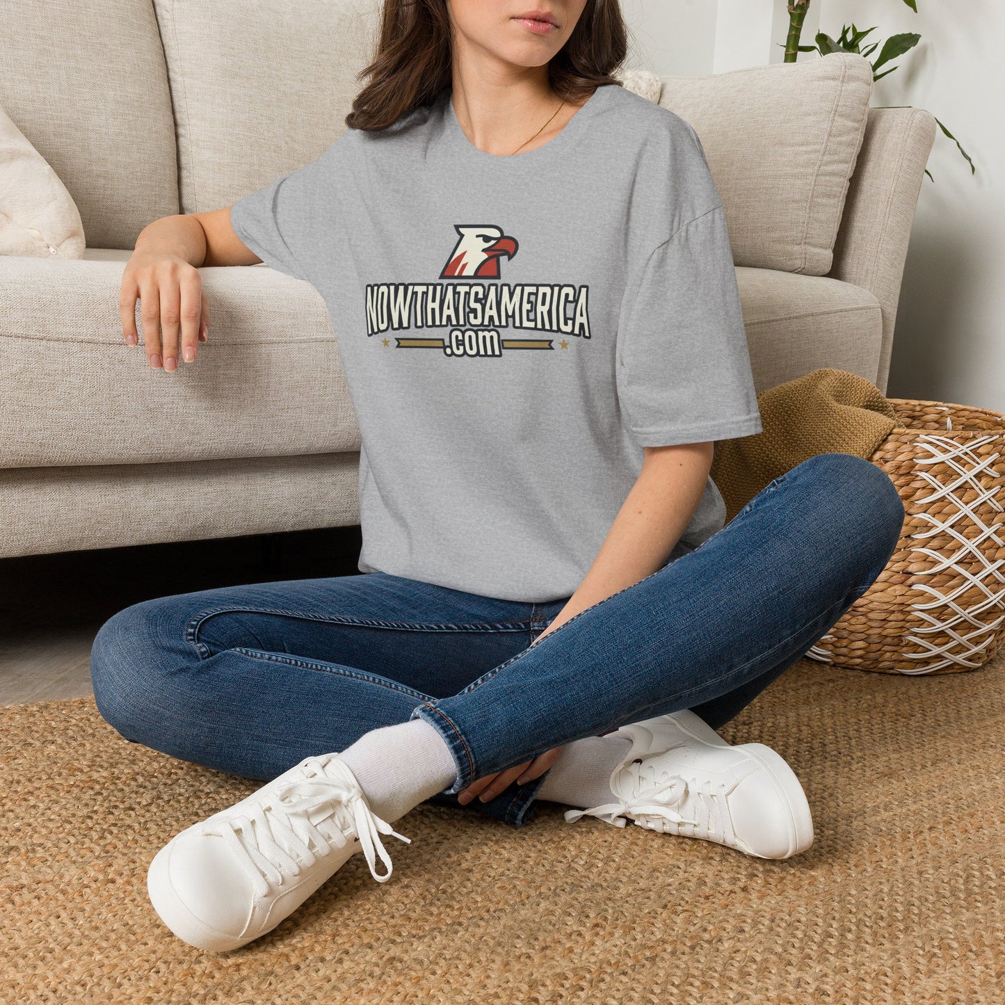 Certified Wage Slave T-Shirt — NowThatsAmerica.com Eagle Logo Tee